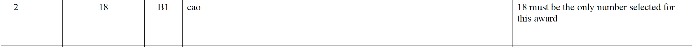 Mark scheme image